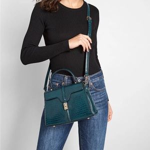 ModCloth ‘Rock the Croc’ Faux Crocodile Crossbody Bag